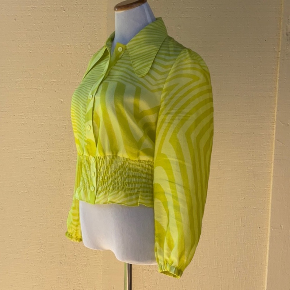 Baum & Pferdgarten • Lime Minna Blouse, size EU 42 / US 10 - Picture 5 of 10